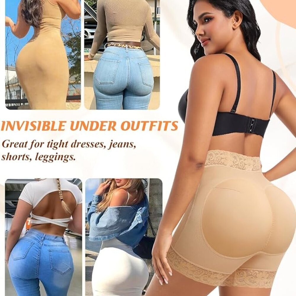 DERCA Padded Underwear for Women Butt Lifting Shapewear